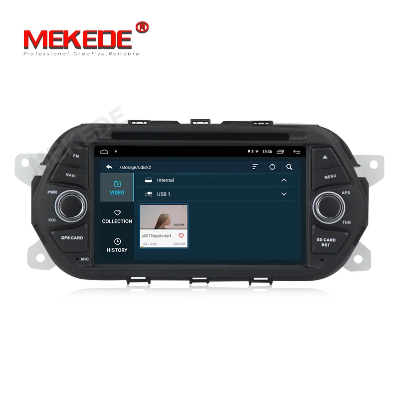 MEKEDE 7 ''1DIN Android9.1 32G rom Автомобильный мультимедийный плеер для Fiat Tipo Egea Навигатор Радио bluetooth WiFi DVD OBD2