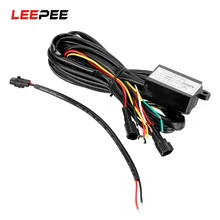 LEEPEE для всех транспортных средств, автомобильные аксессуары, Светодиодный дневной ходовой ламповое реле, управление световым управлением, на выключенном диммере