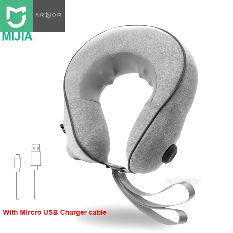 

Xiaomi Mijia ardor Neck Pillow Inflatable Kneading Massage Neck 3D Relax Muscle Therapy Massage Sleep Pillow for Office Travel