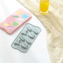 Маленький зеленый лист силиконовые формы для выпечки для льда Куб формы силиконовые Форма пироженое, печенье, шоколад форма для льда прессформы