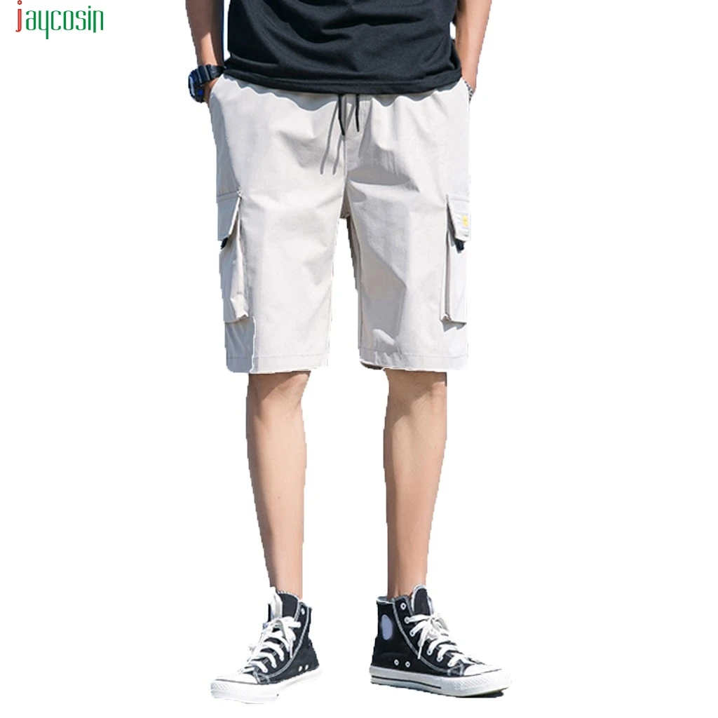 Jaycosin мужские военные прямые шорты Новые прочные тактические брюки карго мужские свободные рабочие повседневные короткие штаны на шнурке