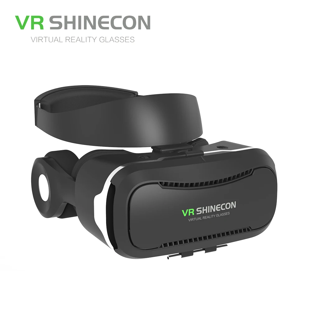 VR Shinecon 4 0 стерео виртуальная реальность смартфон 3D очки гарнитура Google BOX кнопка