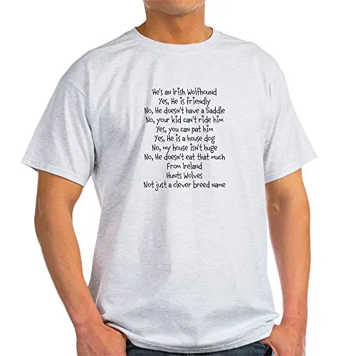 

Irish Wolfhound T-Shirt - 100% Cotton T-Shirt