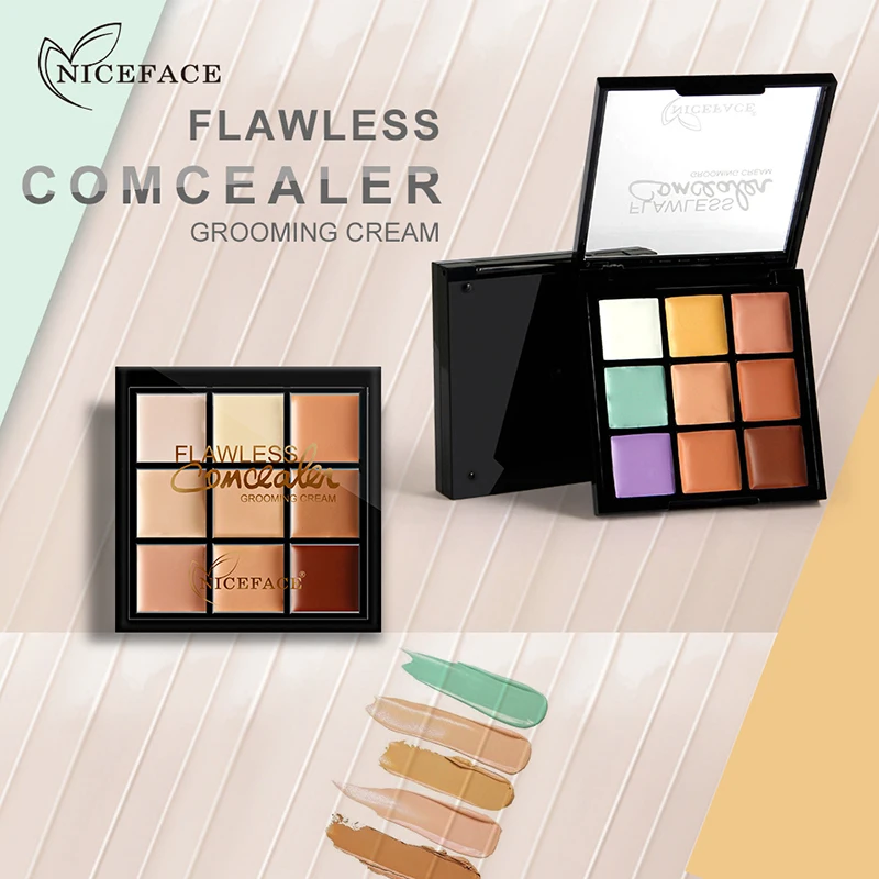 NICEFACE Корректирующее средство для лица Уход за лицом Камуфляжный Макияж 9 видов
