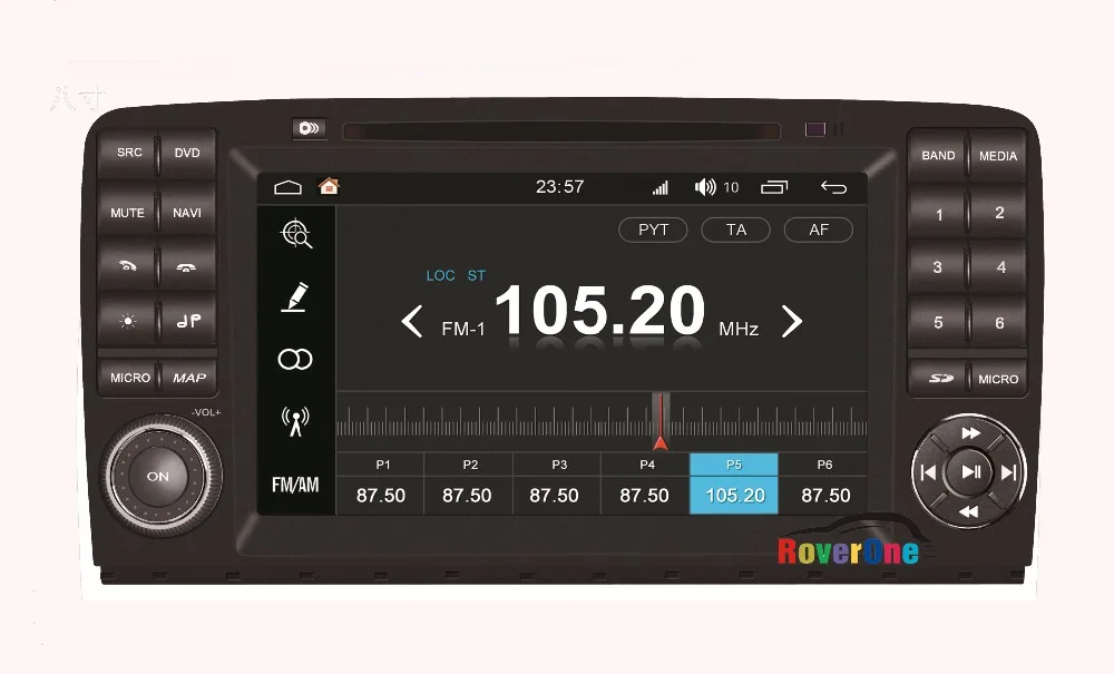 Top RoverOne For Mercedes W251 R280 R300 R320 R350 R500 2G RAM Quad Core Car Multimedia Player Navi Autoradio GPS Bluetooth S190 8