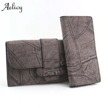

Aelicy Quality Famous Long Women's Purse Female Brand Women Wallet Money Bags Lady Coin Purse Fashion Design Candy Color Clutch