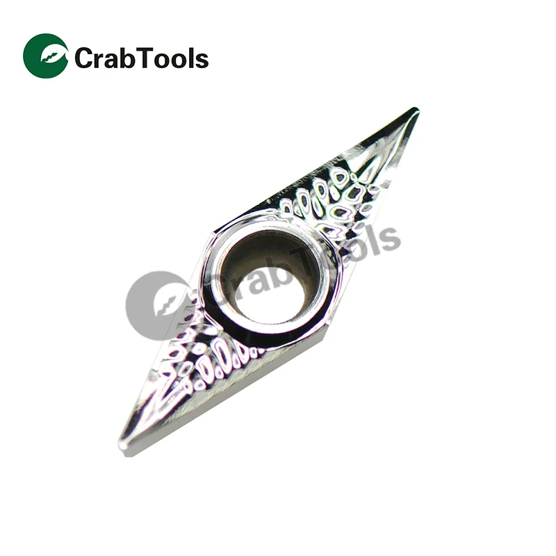 

Crab Tools Korloy 10PC VBGT160402-AK H01 Metal Turning Lathe Tools Turning Cutter Carbide Insert CNC Tool Tip Machine