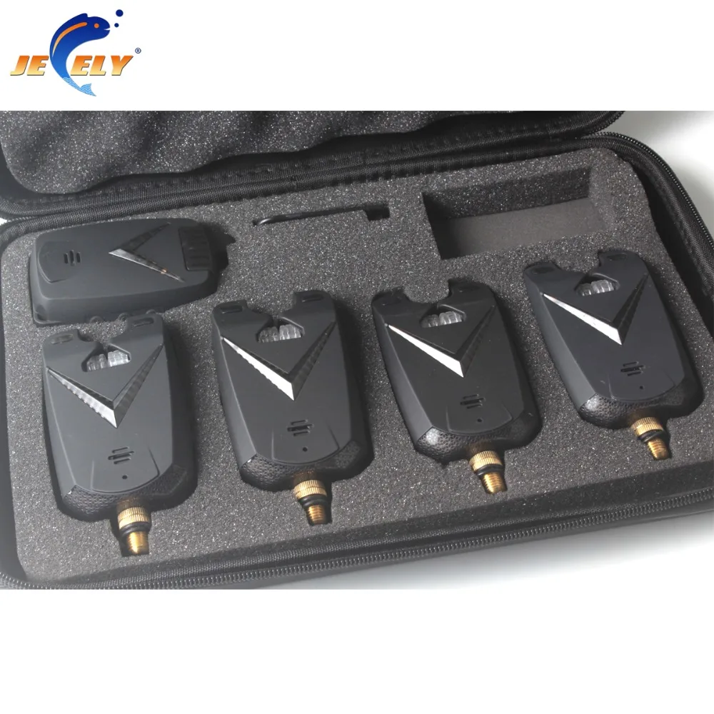  Jeely JY68-4 Fishing bite alarm wireless fishing bite alarm set 8 LED for carp fishing alarm set (4 - 32946266703