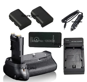 

Vertical Power Shutter Battery Hand Handle Grip Holder For Canon EOS 6D DSLR Camera as BG-E13 +IR Remote +2 x LP-E6+ Car Charger