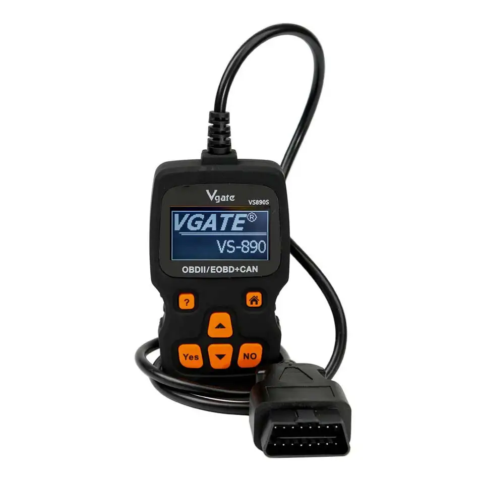 Новейший Vgate сканер VS890S OBD2 автомобильный диагностический сканер VGATE VS890 обновленная версия автоматический считыватель кодов диагностический инструмент