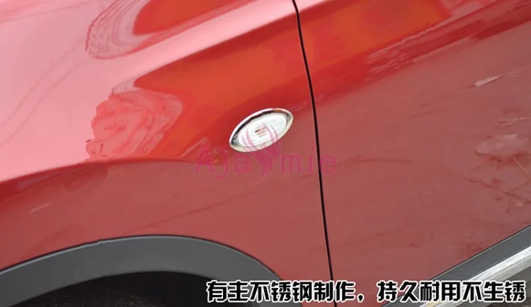 Накладка бампера для боковой фары 2011-2013- из нержавеющей стали 2 шт. хромированные автомобильные аксессуары для Nissan Juke
