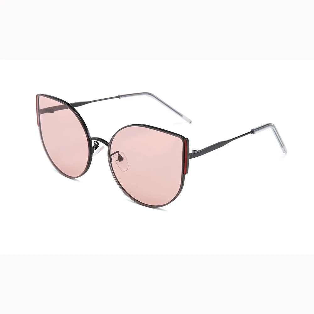 1 шт. солнцезащитные очки "кошачий глаз" в винтажном стиле, модные треугольные очки UV400, металлические очки в ретро стиле, летние аксессуары для путешествий