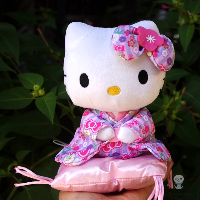Новый кимоно KT Cat Подлинная рисунок «Hello Kitty» куклы плюшевые Игрушечные лошадки игрушка в подарок для Обувь для девочек