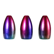 Вращающиеся грузики вольфрамовые грузила вольфрамовые пули червя грузики для бас-рыбалки качающийся грузило ловля карпа Pesca