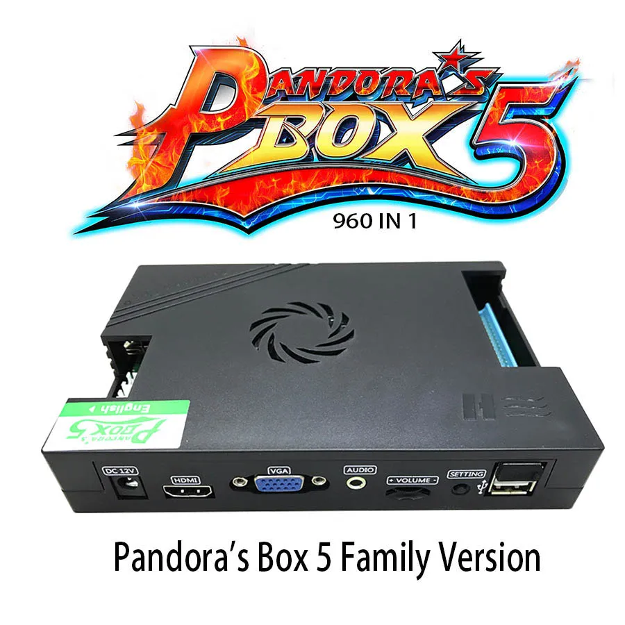 Pandora's Box HDMI 960 in 1 Jamma 5 Multi Arcade Board Pandora 4 HD for Video