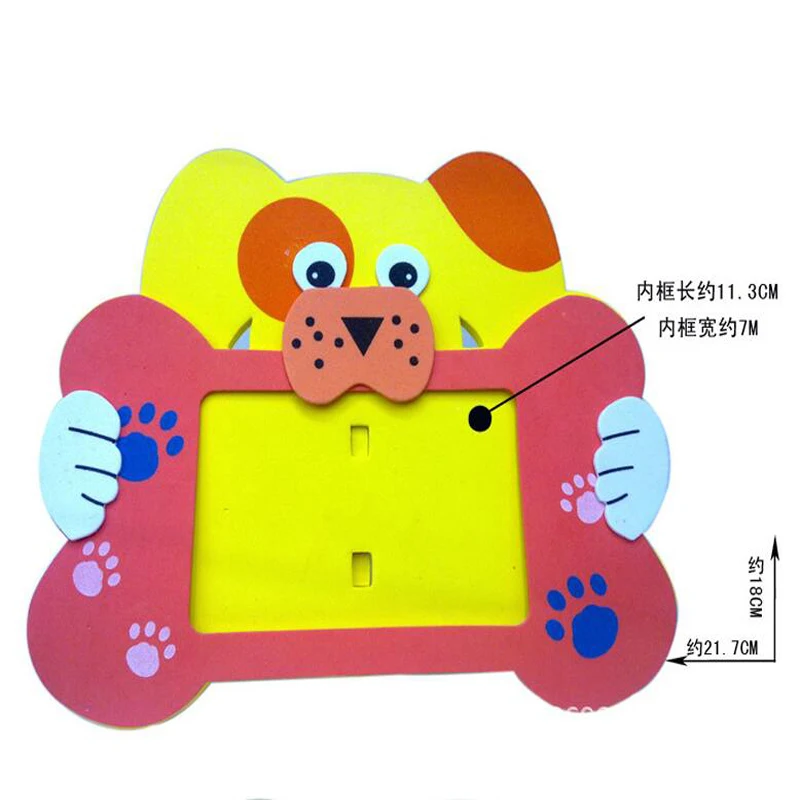 5 Style Frame Foam Craft Kits Easy Crafts Eva Sticky Sticker Animal 5 Style Frame Foam Craft Kits Easy Crafts Eva Sticky Sticker Animal Photo Frames Kids Child Creative Activity Diy Toys In Puzzles From Hobbies On