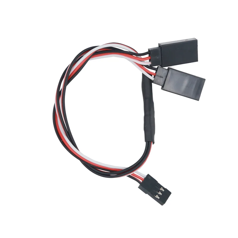 5 шт./лот 500 мм RC Servo Y удлинитель Кабель свинцовый провод для JR Futaba скидка 20%|Детали