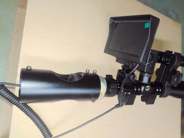 

DIY Night Vision Scope Rifle Scope Add On Device with Display Screen