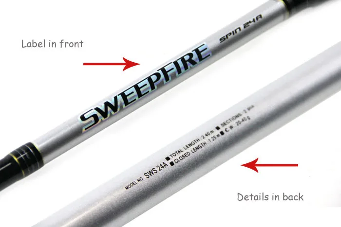 daiwa sweepfire telescopic rod