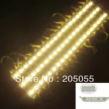 20 шт 3LED Модуль теплый белый 5050 SMD водонепроницаемый свет плафоны для ламп Хороший DC 12v-теплый белый