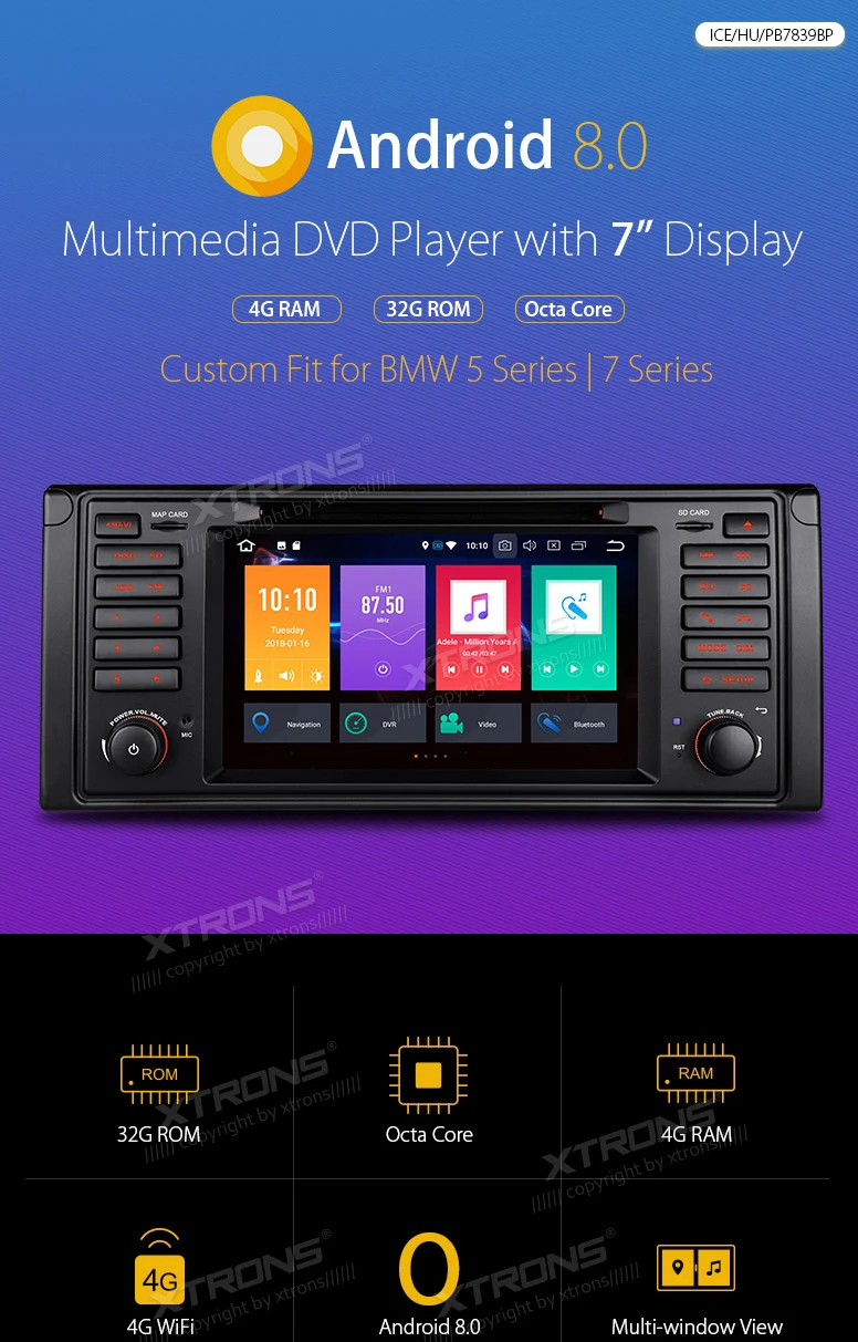 Cheap Android 8.0 Oreo OS 7" Car DVD for BMW E39 M5 1999-2003 & BMW E39 1995-2003 & BMW 7 Series E38 1994-2001 with 4GB RAM 32GB ROM 0 Cheap Android 8.0 Oreo OS 7" Car DVD for BMW E39 M5 1999-2003 & BMW E39 1995-2003 & BMW 7 Series E38 1994-2001 with 4GB RAM 32GB ROM 0