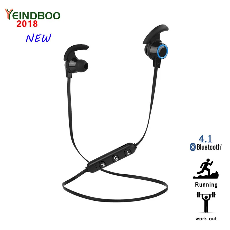 

YEINDBOO Bluetooth Earphone Waterproof Sport Headphone 4.2 with Charging Cable Young Earphones Build-in Mic Headphone