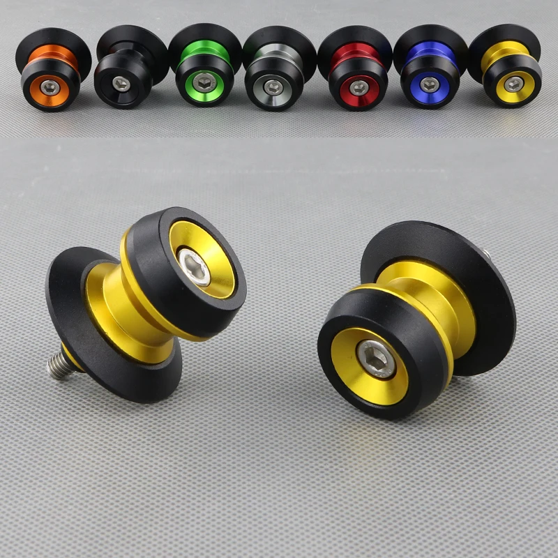 

For Suzuki SV650 S SV1000/S SFV Gladius SFV650 Gladius Swingarm Sliders Spools Screws CNC Aluminum