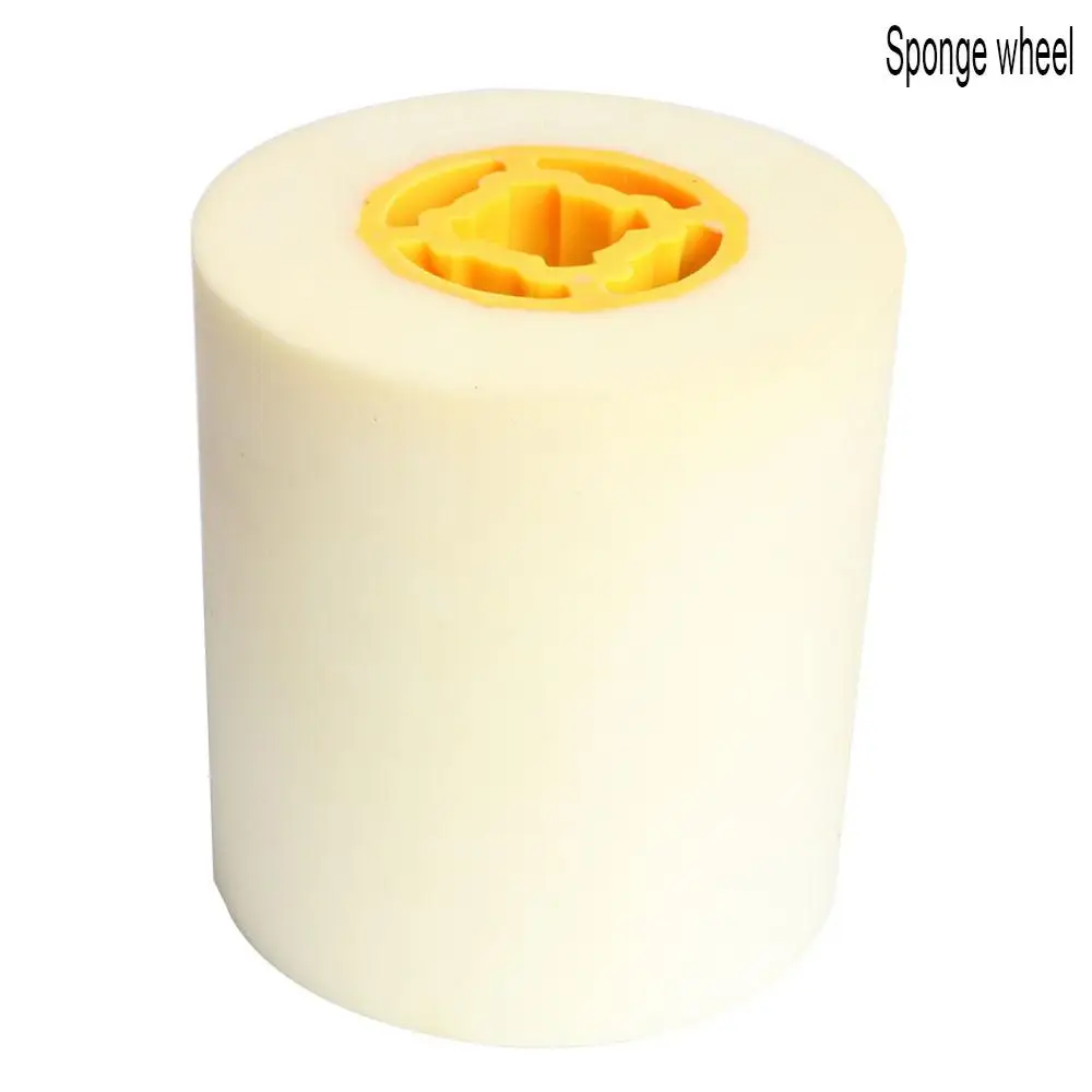1pc sponge wheel 90mm*100mm Rubber Polishing Drum Wheel Sanding Sleeves Sanding Belt For Wire Drawing Polisher Machine - Цвет: 1pc sponge wheel