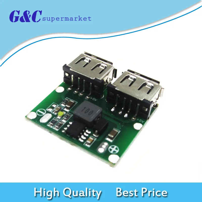 

Dual USB 6~24V to 5.2V 3A Output DC-DC Step Down Power Charger Converter Module