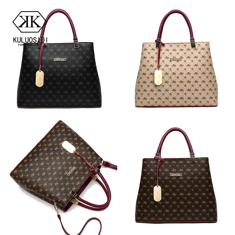 Goede Driedelige Luxe Handtassen Vrouwen Tassen Designer Vrouwen Lederen Handtas Schoudertas voor Vrouwen 2019 Sac a Main Dames hand Tassen