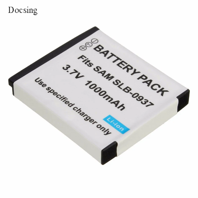 

Doscing 1000mAh 3.7V SLB-0937 Rechargeable Camera Battery For Samsung ST10 SLB 0937 L730 L830 i8 NV33 NV4 CL5 CL50 PL10