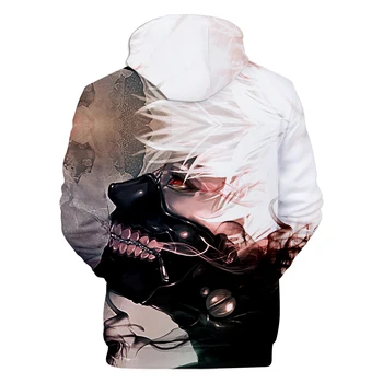 

Hot sale Tokyo Ghoul 3D Hoodies Men women Hip Hop Fun Autumn Streetwear 3D Hoodies Sweatshirt For Couples