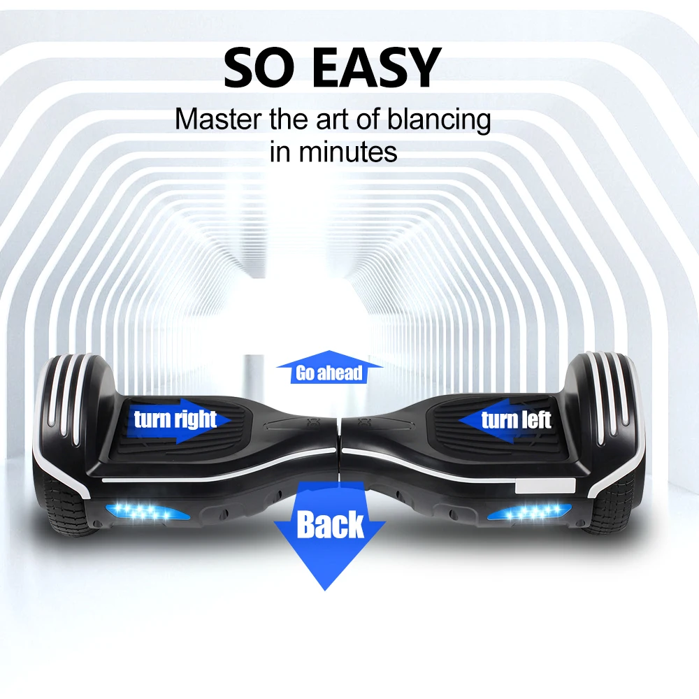 6.5 Inch Hoverboard Electric Scooters Smart Electric Skateboard Self Balance Scooter Bluetooth Speaker LED Hover Board Oxboard 6.5 Inch Hoverboard Electric Scooters Smart Electric Skateboard Self Balance Scooter Bluetooth Speaker LED Hover Board Oxboard