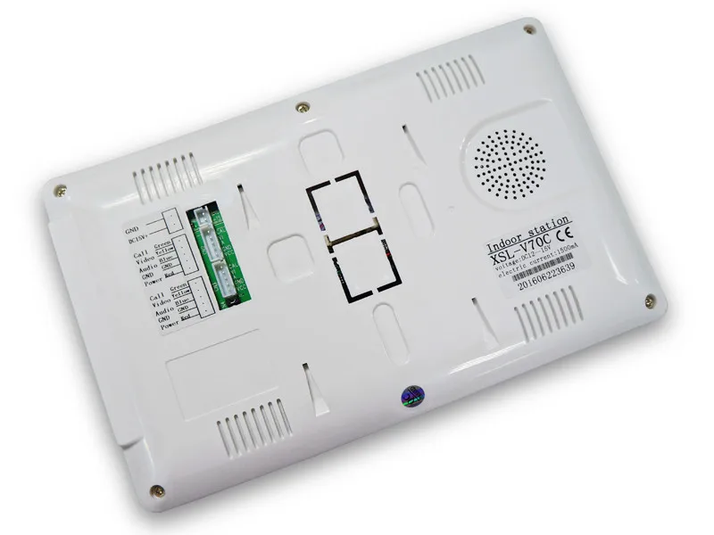 Проводной " видеодомофон домофон система 2 монитора+ RFID дверная камера доступа+ Электрический замок управления