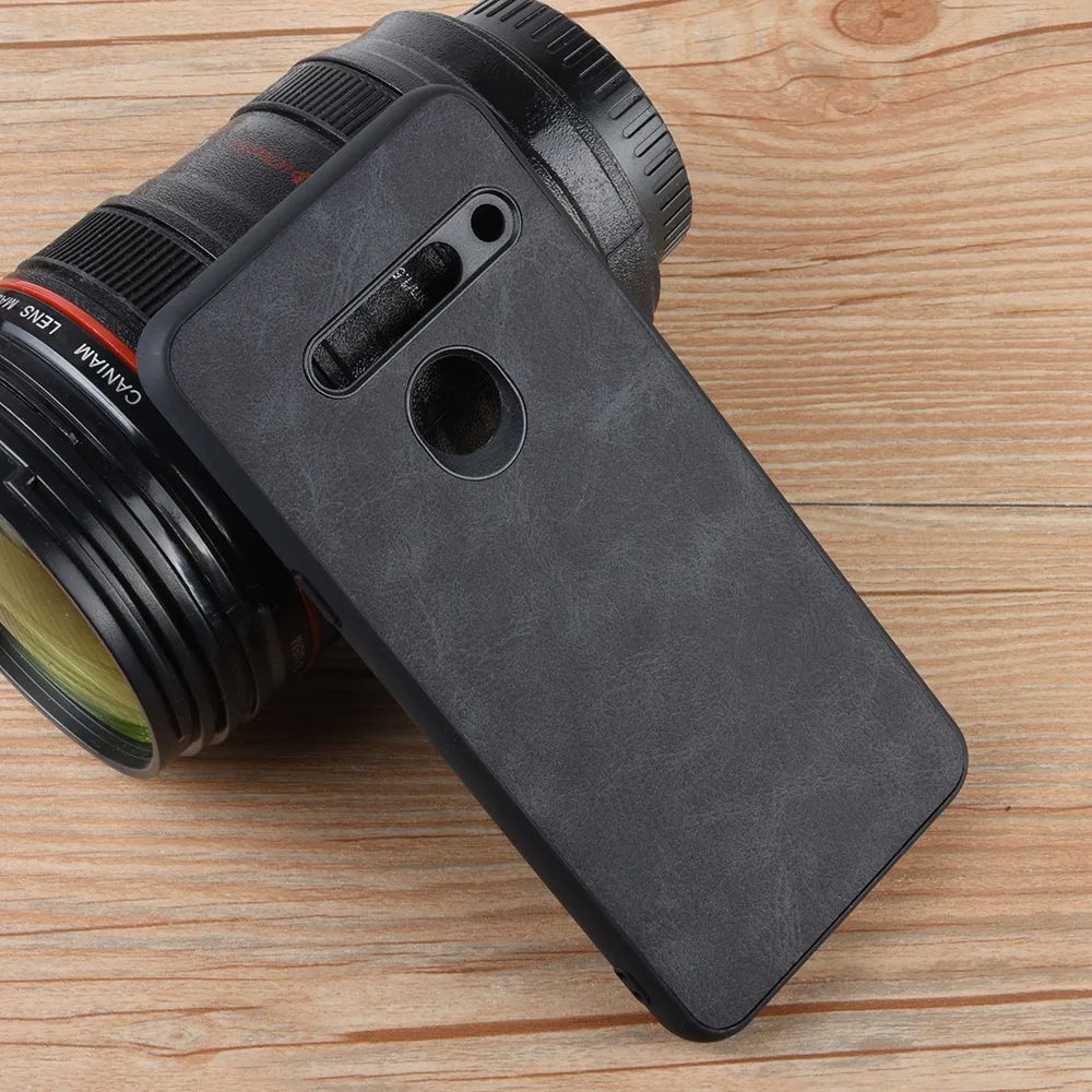Винтажный кожаный чехол для телефона LG G8S ThinQ case funda coque capa |