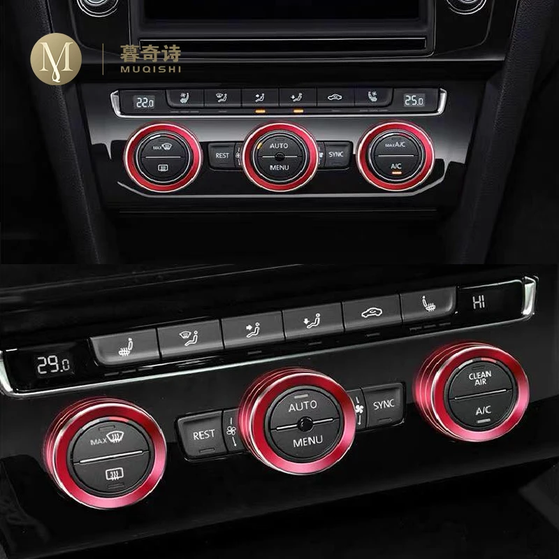 Для Volkswagen Tiguan Atlas t roc Ateca Passat B8 вариант ручка кондиционера декоративная крышка A/C