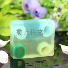 Четыре-пространство мыло с эфирным маслом мяты мыла Жасмин туалетное мыло без БФА(нетоксичен), увлажняющий серы мыло от акне G13