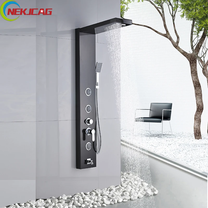 Buy Best Quality Bathroom Shower Faucet Panel Black