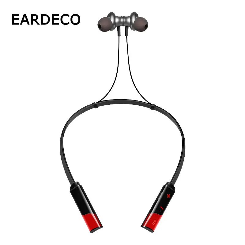 Дешево Оригинальные Спортивные Беспроводные bluetooth наушники EARDECO, водонепроницаемые наушники с басами, шумоподавление, гарнитура с микрофоном, сте...