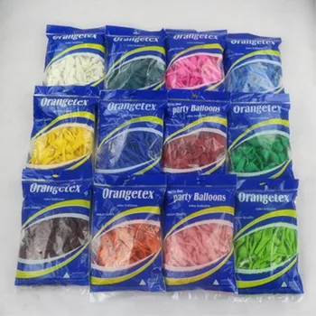 

Tail balloon 100pcs/lot10 inch 2.4g monochrome helium ballons single party baloons birthday decorations wedding supplies