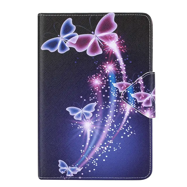 Blue butterfly Leather Case For Apple iPad air 2 For iPad mini 4 For