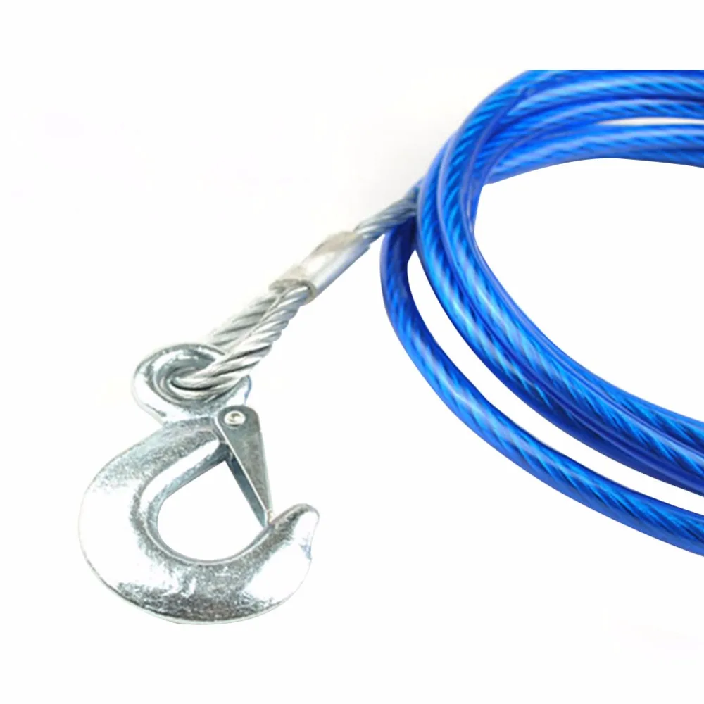 4 M 5 طن السيارات Voertuig التمهيد Staaldraad Sleepkabel سحب سحب حزام Touw Metalen كابيل الحبل التقى Haak Zware واجب