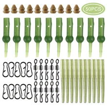 Резиновые рукава чод бусинами большие глаза поворачивается быстрая смена поворотный Рыбы Линия шарик защелками клип Привести Клип рыболовные бегать