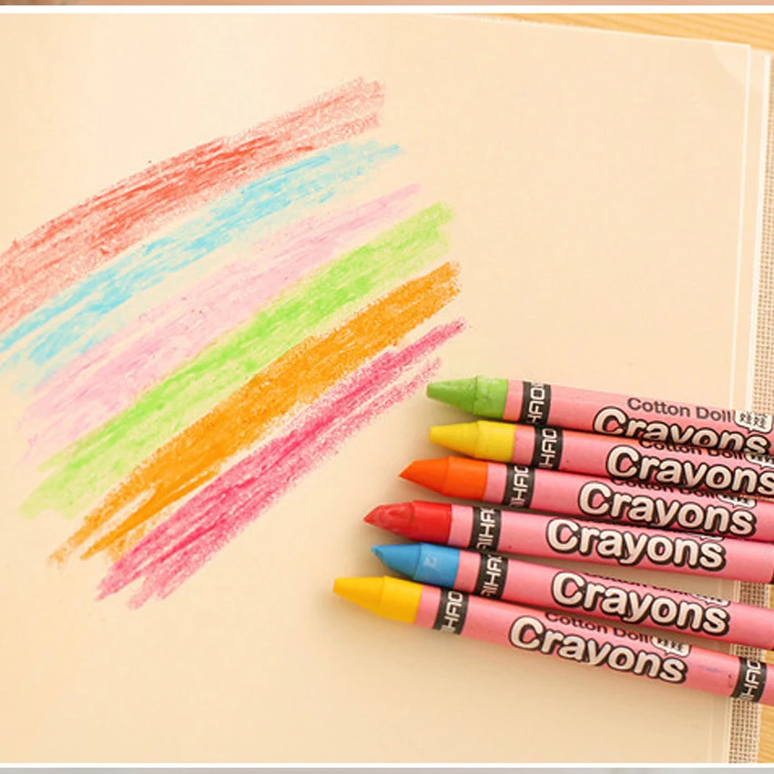 8/12/24 colori pittura e disegno 24 colori VIccoo 1 set di cera per pastelli per bambini 8/12/24 colori pittura e disegno 24 colori VIccoo 1 set di cera per pastelli per bambini