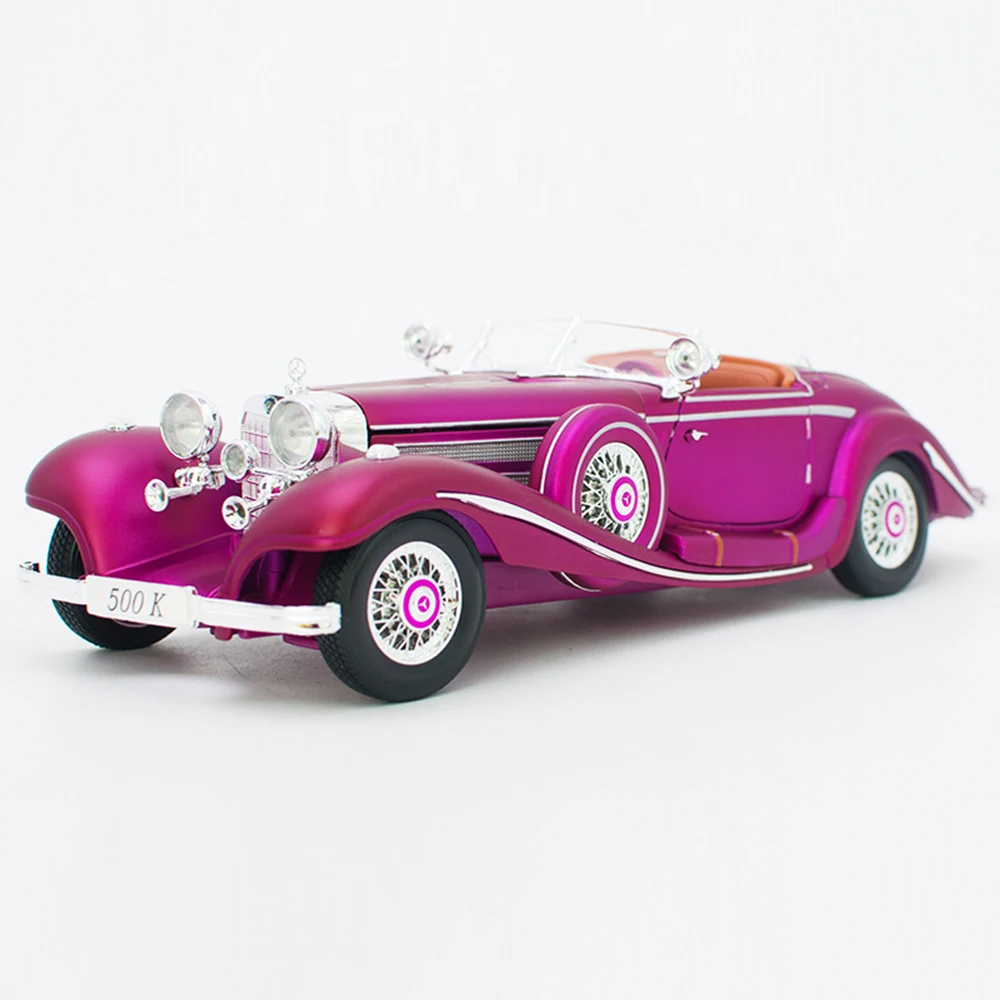 

diecast wheel 1:18 Alloy Diecast Car Benz 500K Vintage Car Model Toy For Kids Gifts Toys And For Collection With Free Shipping