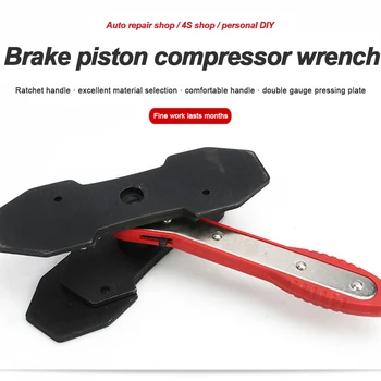 

Car Piston Separator Car Ratchet Brake Piston Caliper Spreader Tool Brake Caliper Press Separator Pad Install Tool