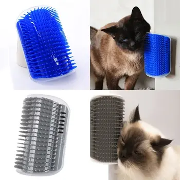 

Cat Grooming Tool Hair Removal Brush Comb for Dogs Cats Hair Shedding Trimming Device with catnip Wall Corner Massage Comb wit