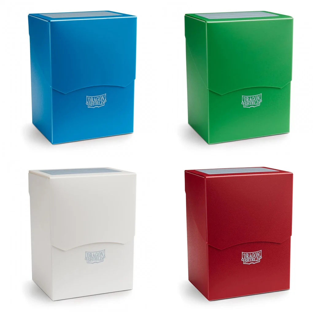 

Dragon Shield High Quality New Version Pure Color Cards Deck Box 5 Colors For Choice Hold 75-85 Cards