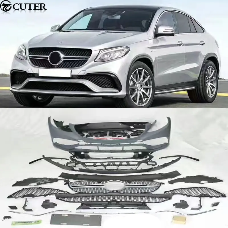 W292 Gle 400 Coupe Gle63 Amg Stil Auto Korper Kit Pp Unpainted Stossstange Vorne Stossstange Hinten Fur Mercedes Benz W292 Gle Coupe Gle63 Kit Car Bodies Bumper Rearbumper Front Aliexpress