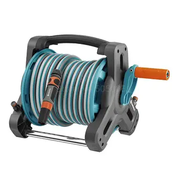 

Portable portable water pipe car Washing watering nozzle water pipe rack set